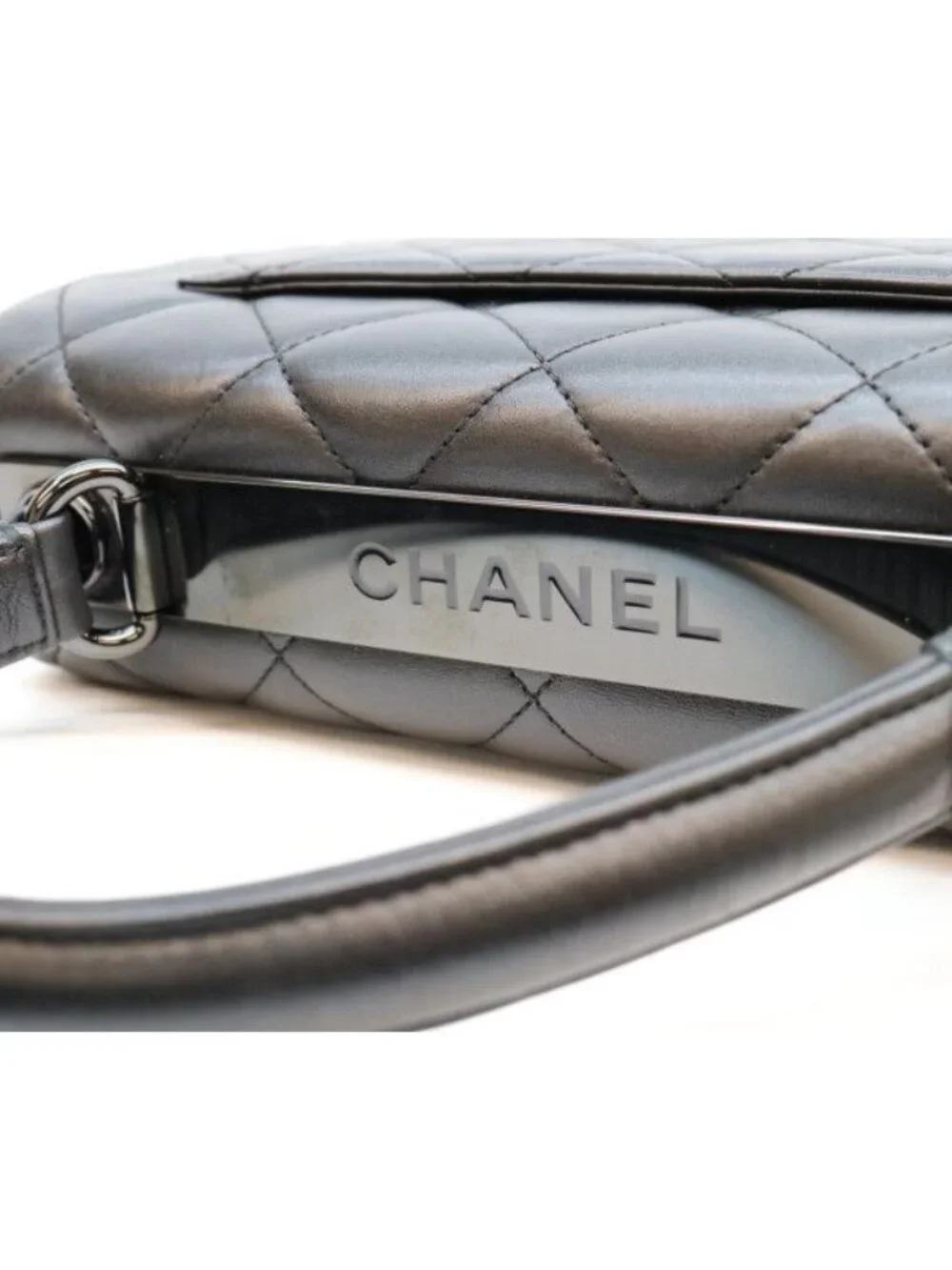 Chanel Black Lamb So Trendy CC Small Shoulder